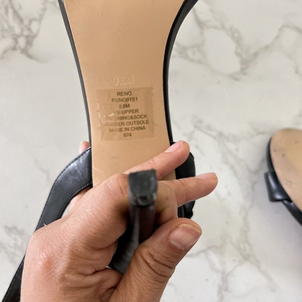Steve Madden Reno Sandal Women's Black Size 9.5 - Picture 6 of 7
